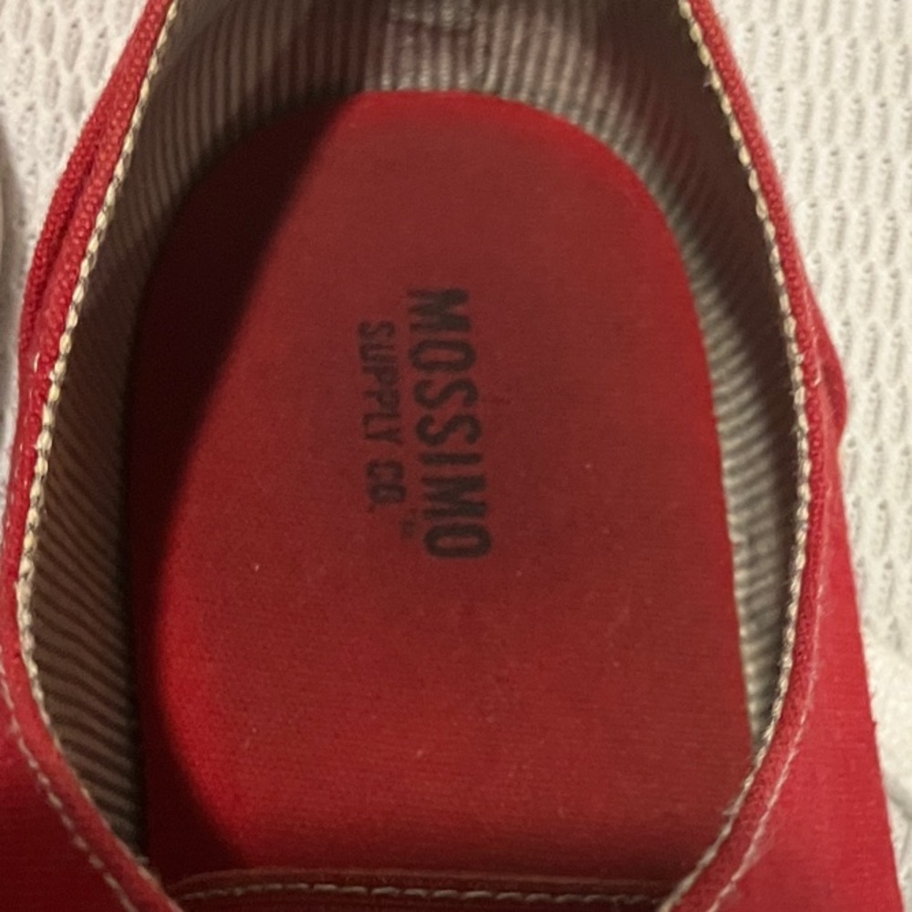 Mossimo Supply Co. Red Canvas Slip-Ons - Picture 2 of 9
